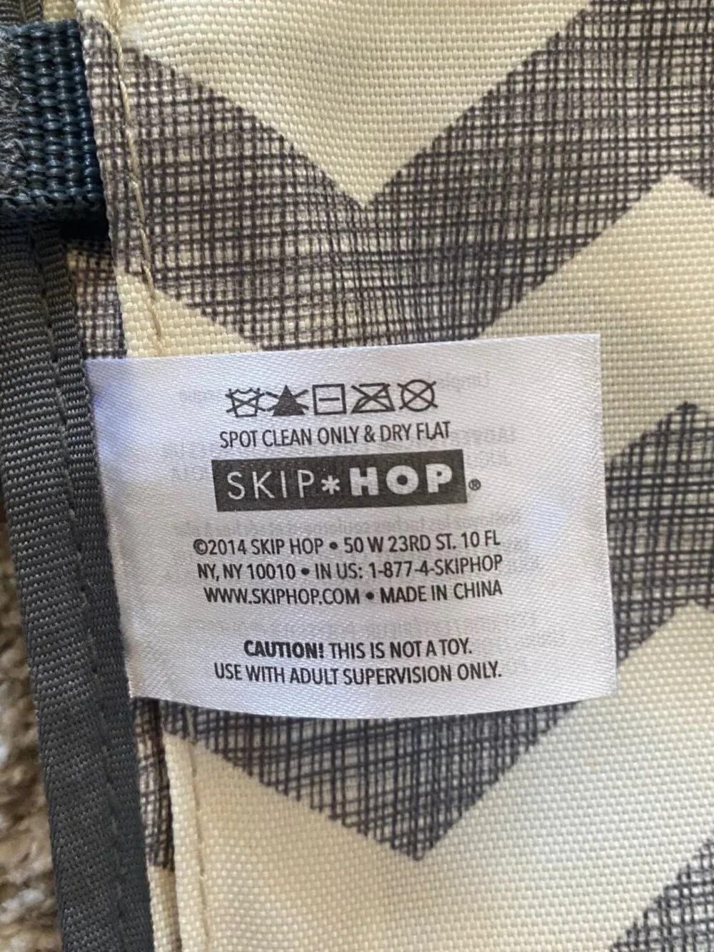 Skip Hop Portable Baby Changing Pad Pronto Grey Melange Pockets Travel Outdoor